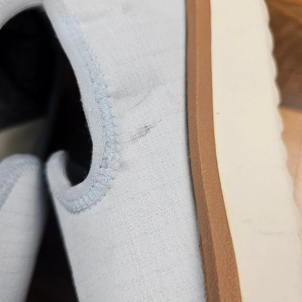 Allbirds Wool Lounger Slip-On Shoes Light Blue‎ Size 5 Casual Comfort Minimalist